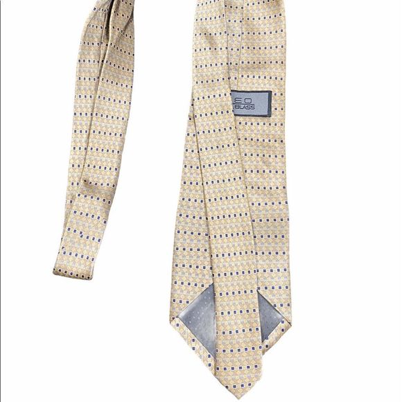 Men's NEO Bill Blass Chinese Silk Neck Tie - Picture 3 of 7